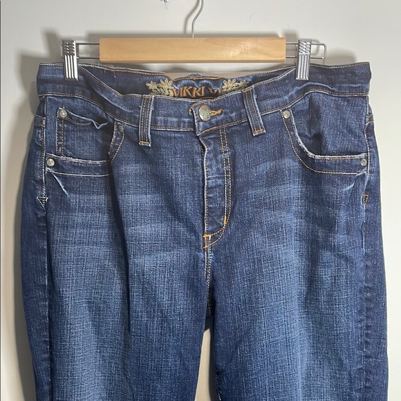 Vikki Vi Blue Ankle Frayed Jeans - Picture 6 of 11